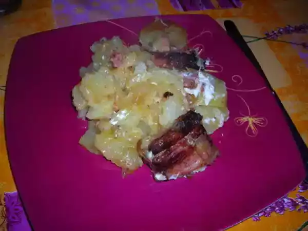Recette Tartiflette avec tranches de poitrine fumée