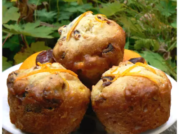 Recette Muffins aux dattes et à l'orange