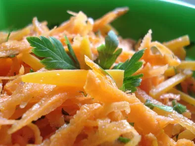 Recette Salade de carotte et mimolette à l?orange
