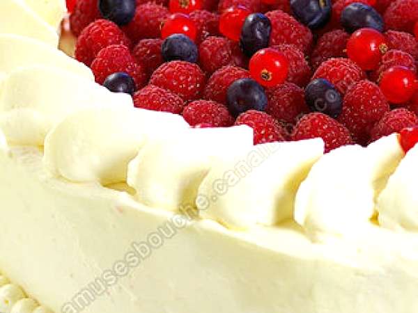 Recette bavarois chocolat blanc et framboises