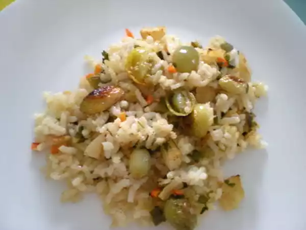 Recette Risotto aux tomates vertes