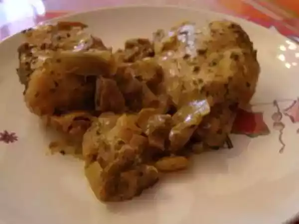 Recette Lapin a la moutarde et endives braisees