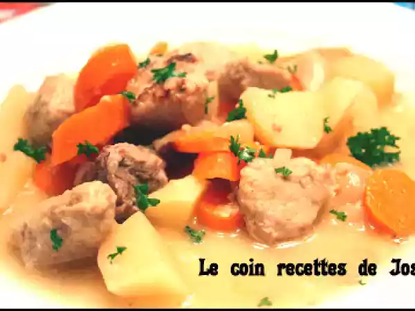 Recette Ragoût de porc à la dijonaise