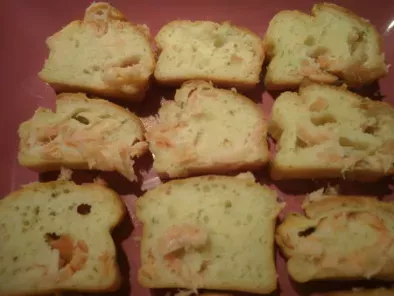 Recette Mini cake saumon-boursin.