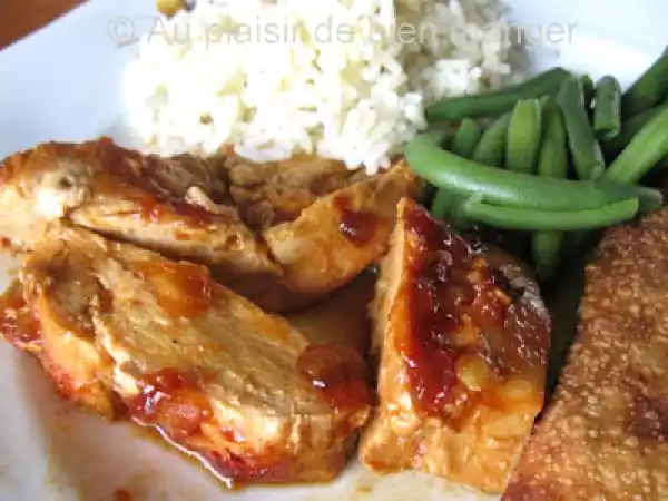 Recette Poulet au goût de spare ribs