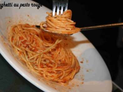 Recette Spaghetti au pesto rosso