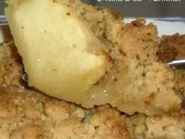 Recette Crumble de pommes - simple, rapide, inratable -
