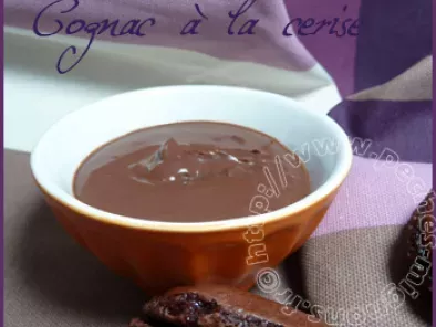 Recette Ganache chocolat aromatisée au cognac à la cerise
