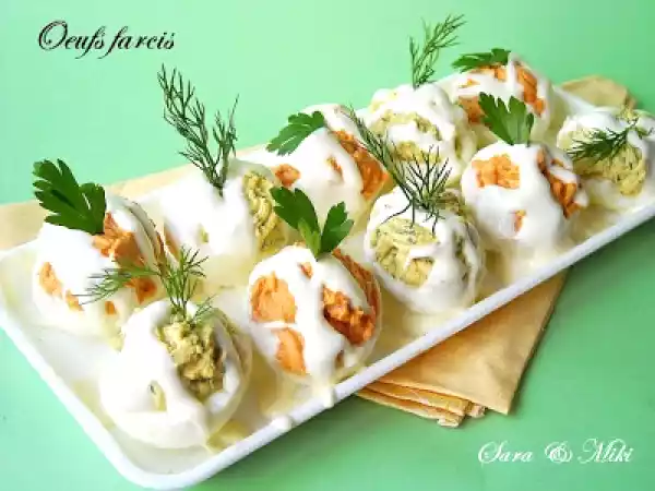 Recette Oeufs farcis