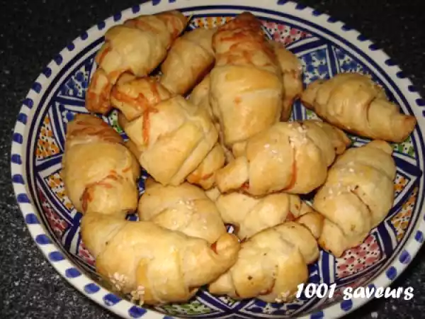 Recette Mini-croissants saumon et dinde