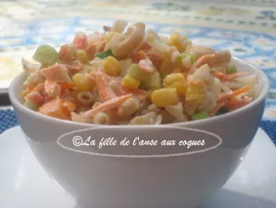 Recette Salade de macaroni au goberge