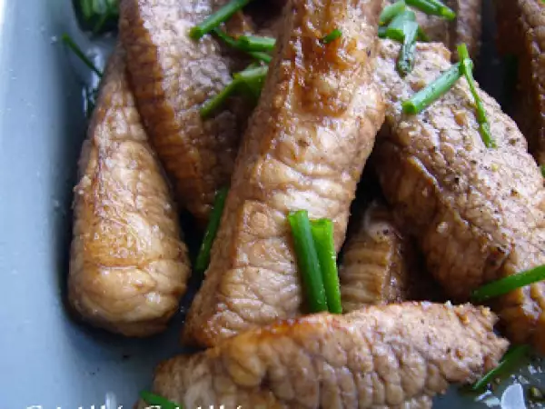 Recette Grillade de porc au vinaigre balsamique