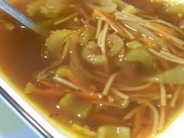 Recette Soupe au boeuf et aux nouilles