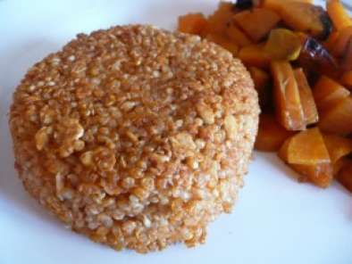 Recette Croustillant au quinoa et carottes sautées