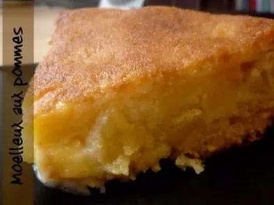 Recette Gâteau très moelleux aux pommes et à la crème de calisson