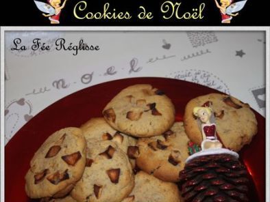 Recette Cookies de noël (pommes, noisettes et épices)