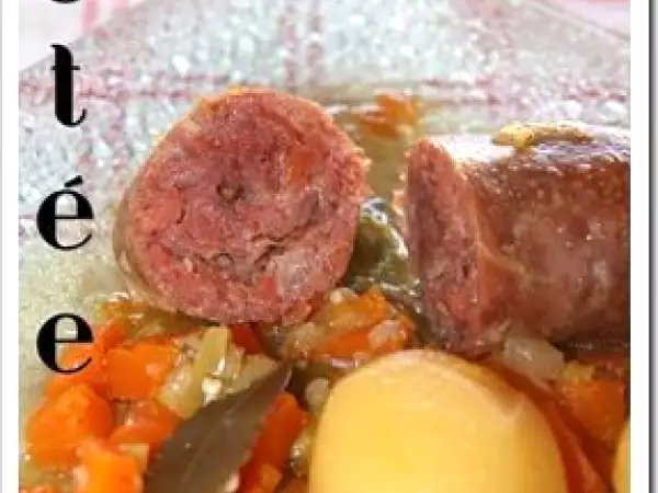 Recette Ma potée saucisse