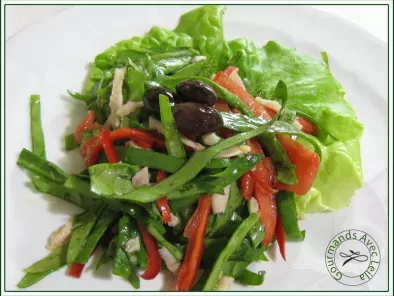 Recette Salade gourmande de pousses d'épinards chez gal