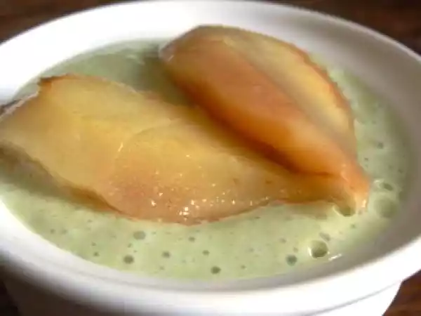 Recette Mousse matcha aux poires