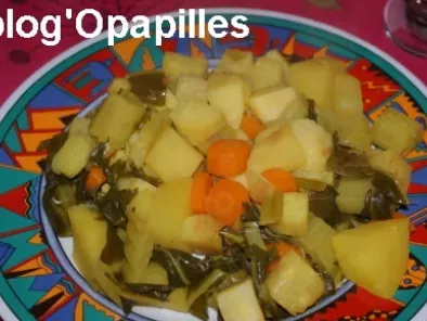 Recette Légumes d'automne, blettes, céleri-rave, carottes, pommes de terre