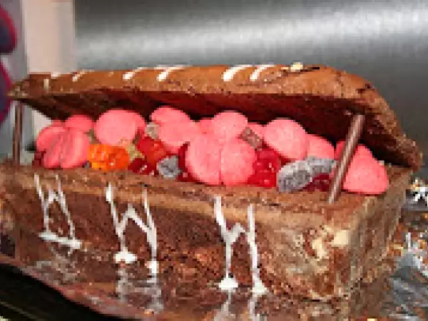 Recette Le gâteau coffre de pirates