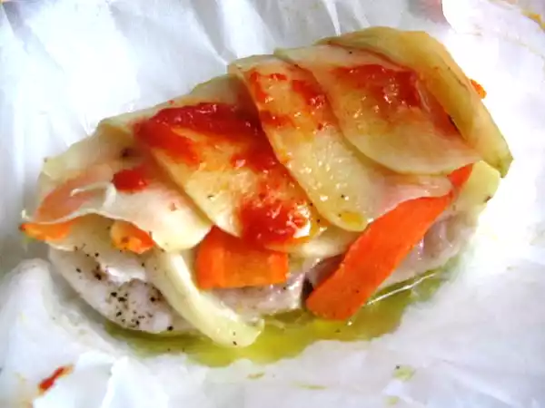 Recette Filet de rascasse en papillote