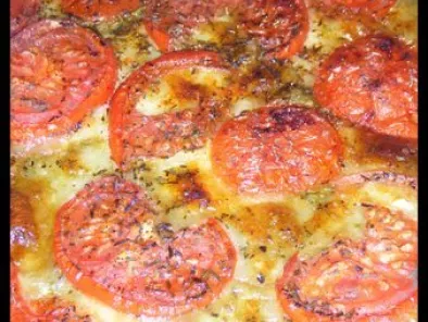 Recette Pizza tomates/mozzarella