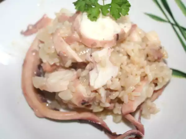 Recette Risotto aux tentacules de calamar