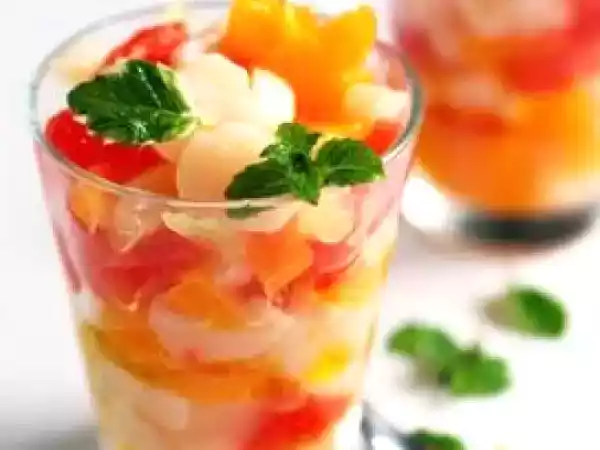 Recette Verrine de noix de saint-jacques aux agrumes