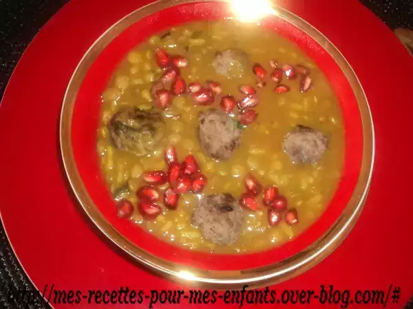 Recette Soupe de lentilles à la mélasse de grenade