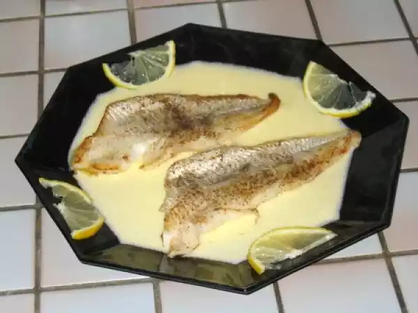 Recette Filet de merlan et sa sauce au beurre citronné
