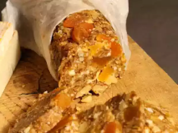 Recette Saucisson de fruits secs pour accompagner vos fromages