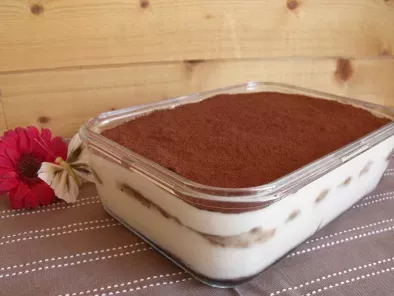 Recette Tiramisu au chocolat (recette tupperware)