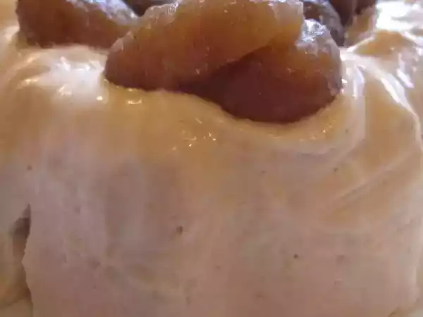 Recette Bûche glacée aux marrons