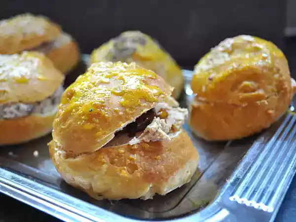 Recette Petits pains briochés pour bouchées apéritives