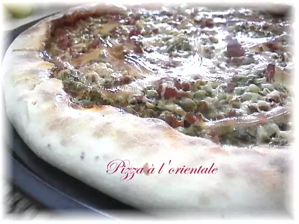 Recette Pizza à l'orientale