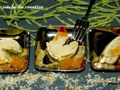 Recette Bouchées de foie gras de la mer
