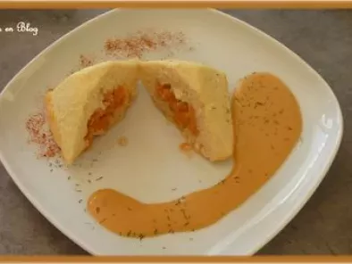 Recette Mousses de saint-jacques a la bisque de homard