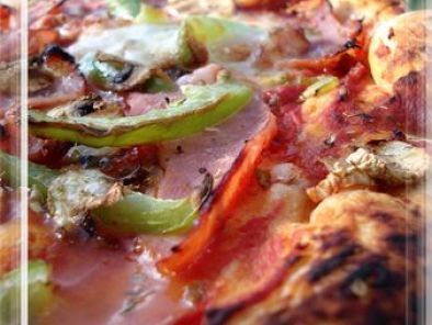 Recette Ma pizza et sa pâte au levain naturel (+ tag)