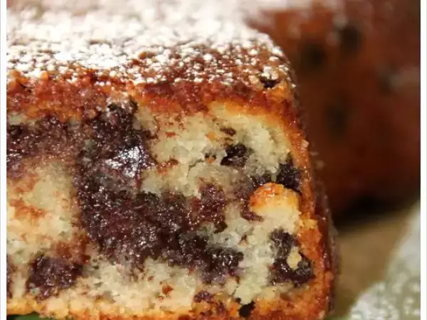 Recette Moelleux à la ricotta et aux pépites de chocolat sans oeufs