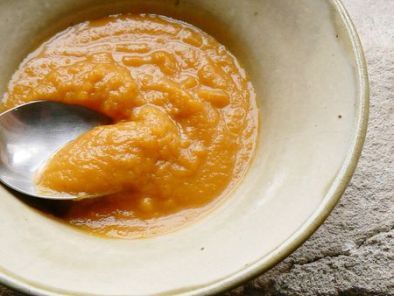Recette Crème de carottes à la purée d'amandes