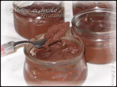 Recette Mousse au chocolat & carambars