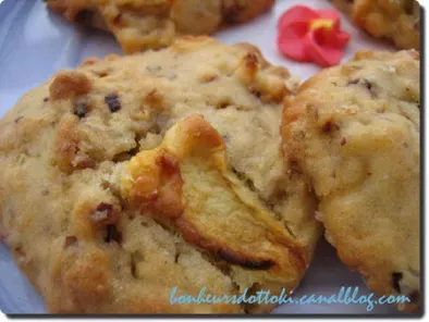 Recette Cookies moelleux pommes pralin