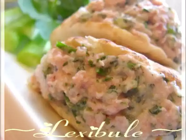 Recette Mini-pitas à la salade de jambon