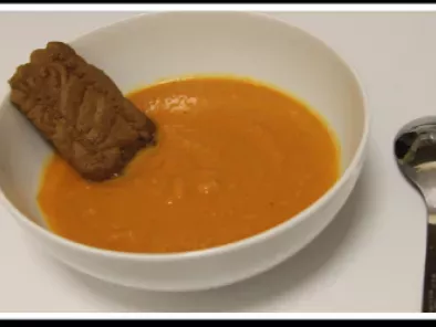 Recette Soupe de carottes au gingembre et spéculoos