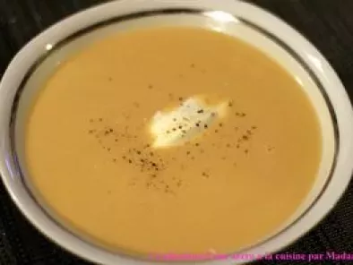 Recette Crème de potiron kiri-curry selon jean-pierre vigato