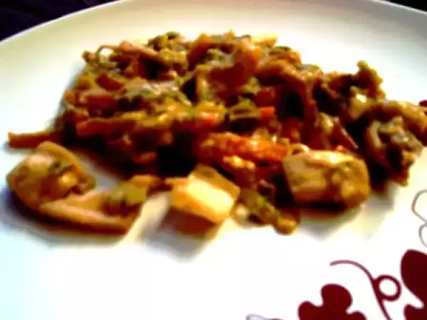 Recette Blanquette de calamars.