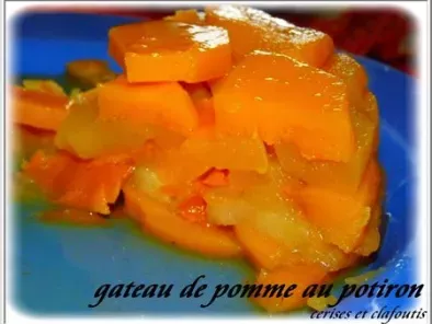 Recette Gateau de pomme au potiron et zestes d'orange