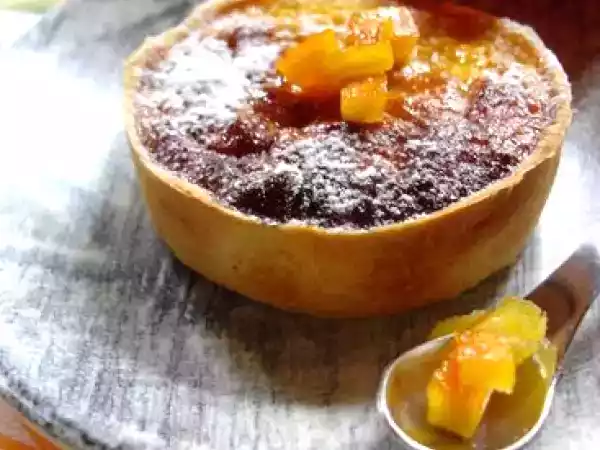 Recette Tarte au potiron à l'orange.