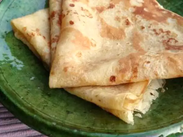 Recette Crêpes sucrées de c. felder... pour la chandeleur
